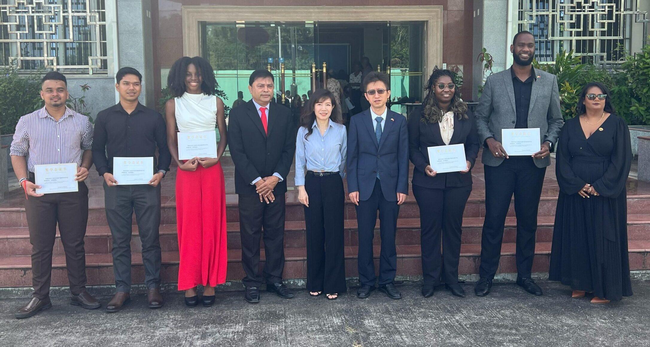 Six Guyanese awarded Chinese scholarships