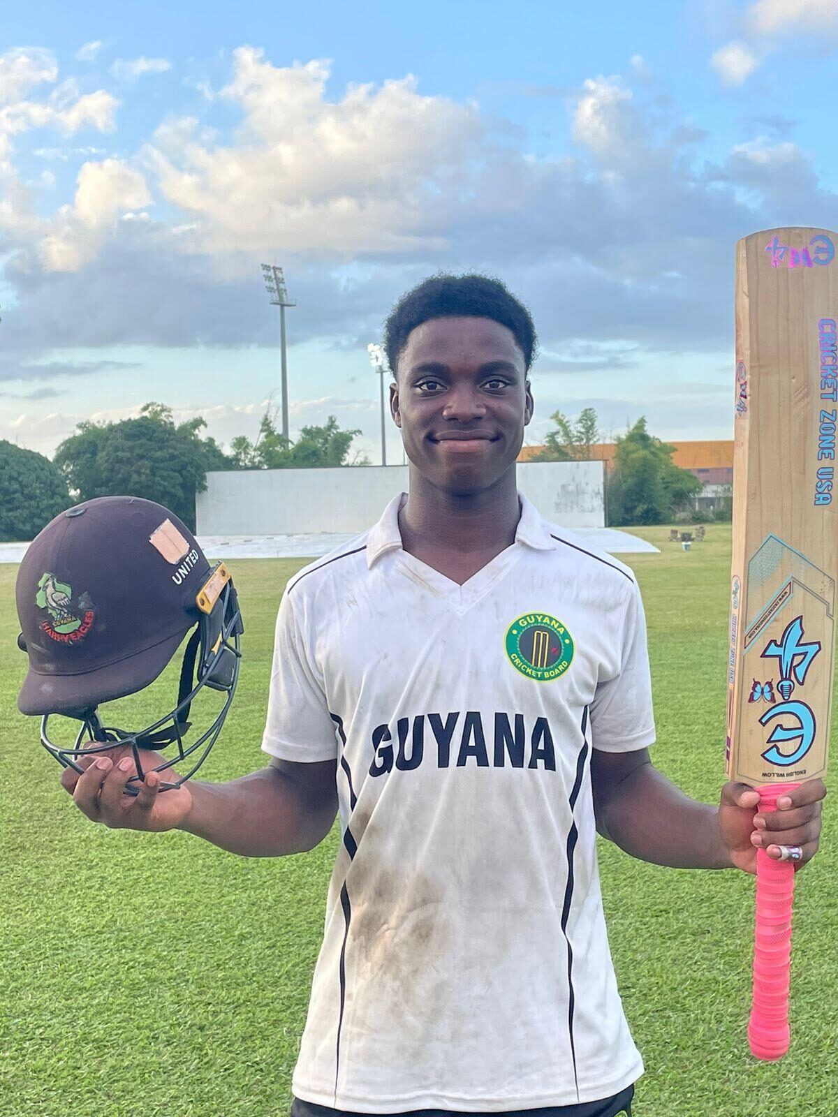Apple strokes classy ton, as Guyana plays to draw 