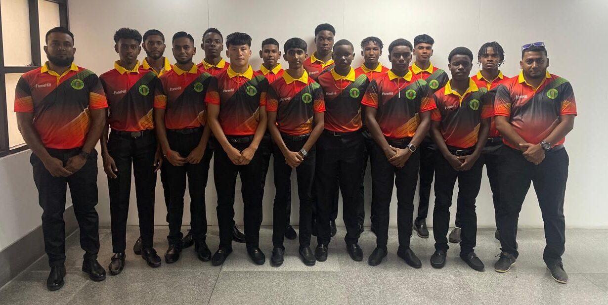GCB President donates gear to U17 Cricketers ahead of Regional Tournament