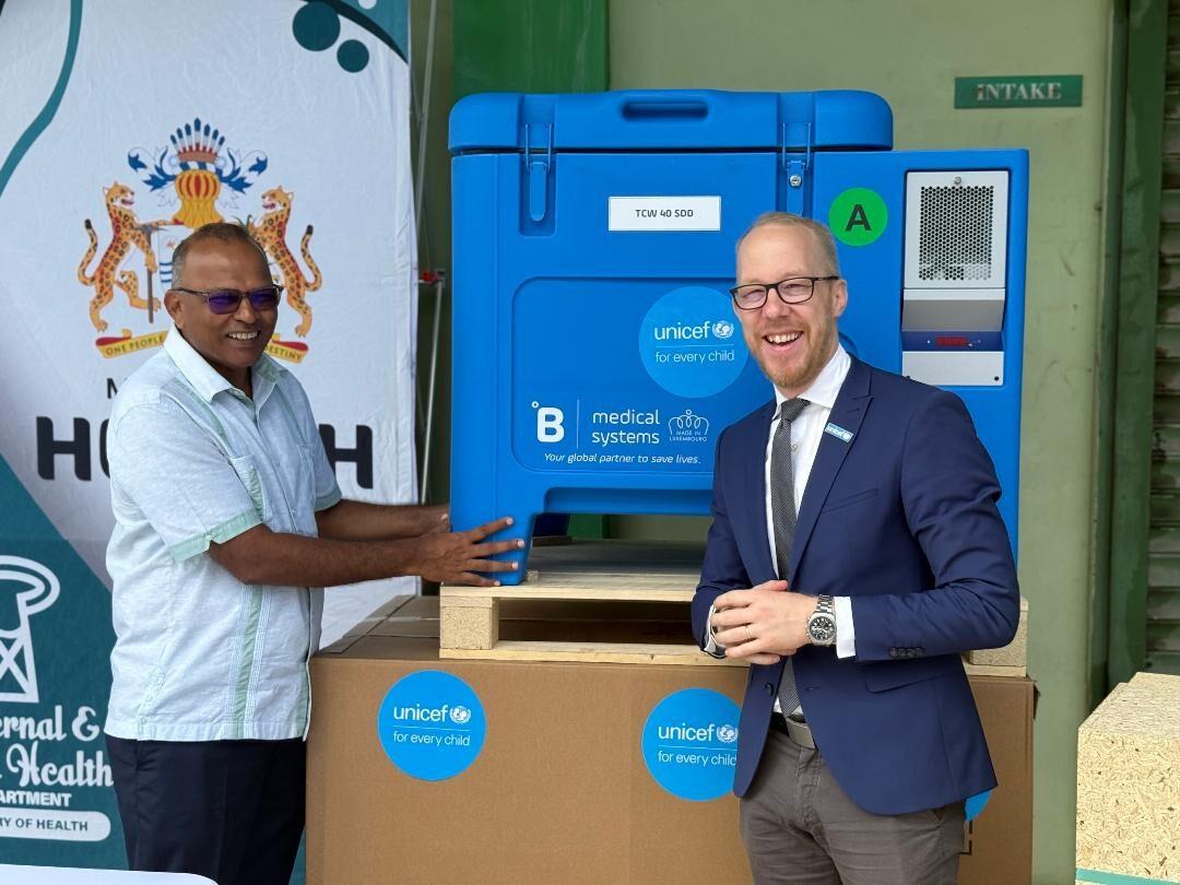 UNICEF hands over Solar Vaccine Refrigerators to Strengthen Cold Chain in Remote Regions of Guyana