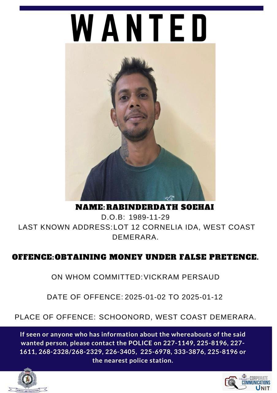 Cornelia Ida man wanted for obtaining money by false pretence