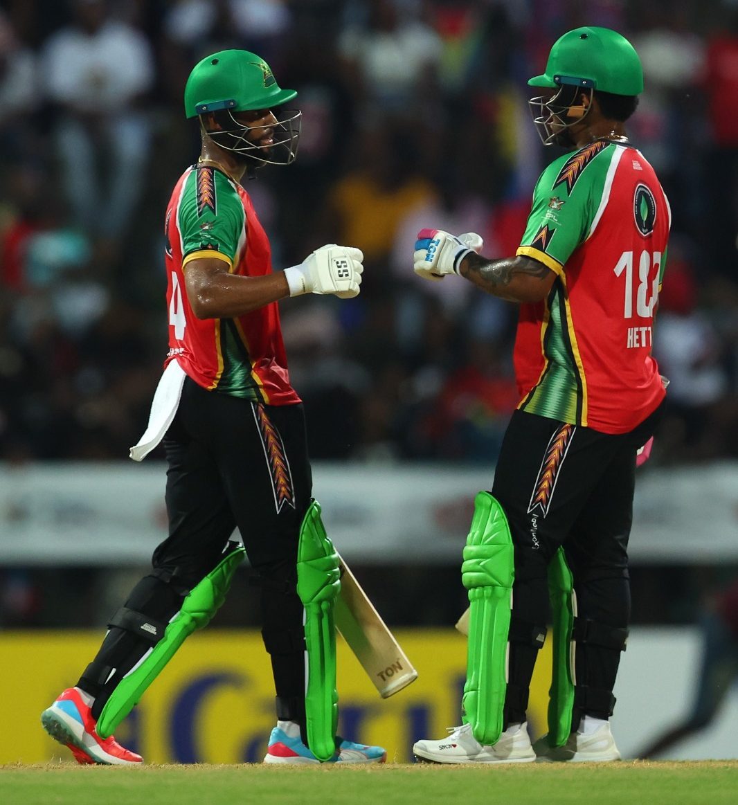 Hope (82), Hetmyer (65*) clobber Falcons, as Warriors surge to 83-run win