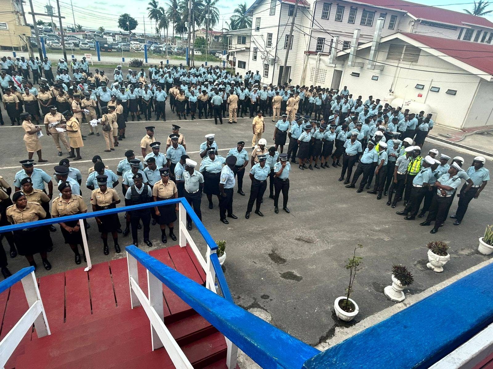 A division ranks get final briefing before E-day