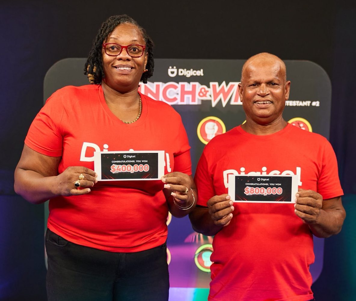 DIGICEL’S “Punch & Win” summer promotion concludes with millions awarded to six lucky winners