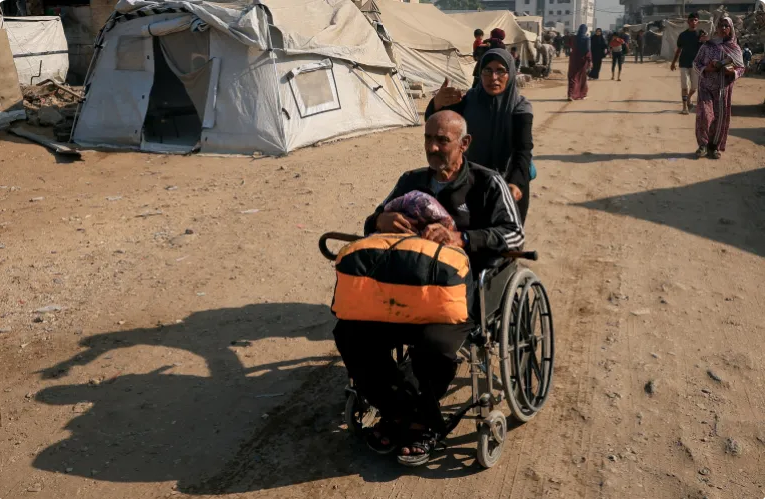 At least 53 killed in Gaza as Amnesty warns of ‘unlawful’ displacement