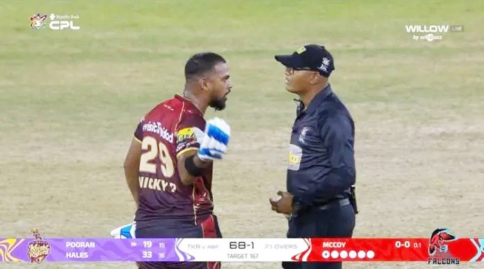 Pooran pays the price: 20% Match Fee slashed for dissent
