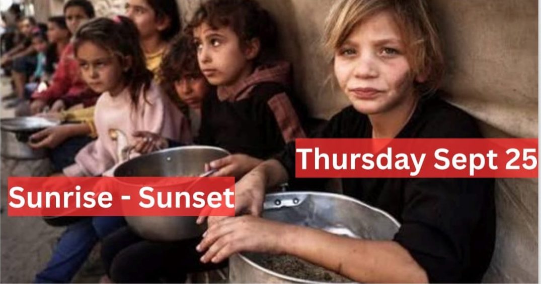 “Solidarity with Gaza” plans day of fasting and prayer for Palestinians