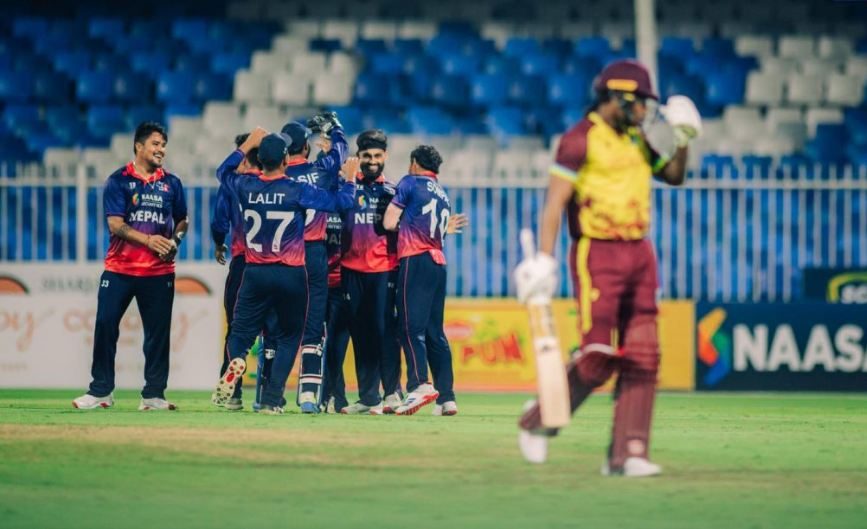 Nepal send out shockwaves beating West Indies 2-0