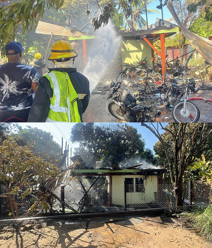 Berbice man homeless after fire destroys home