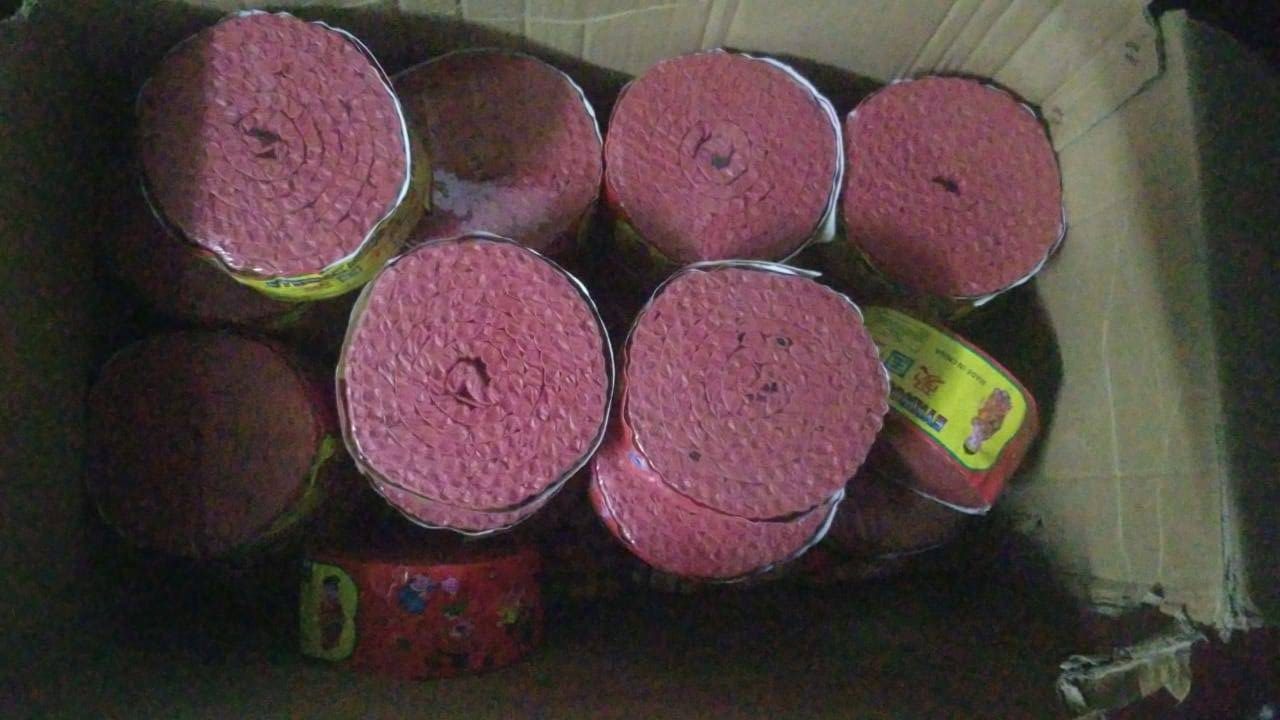 Berbice woman nabbed with massive fireworks cache