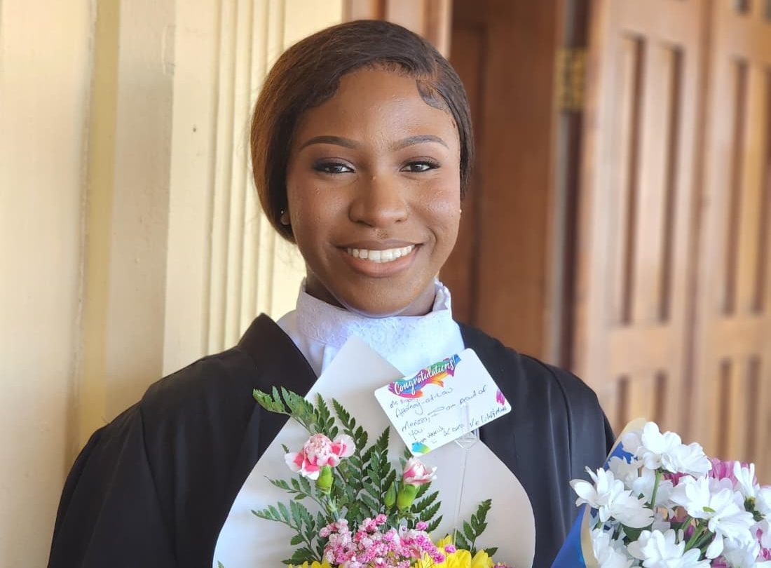 Determined Great Diamond law graduate called to the bar