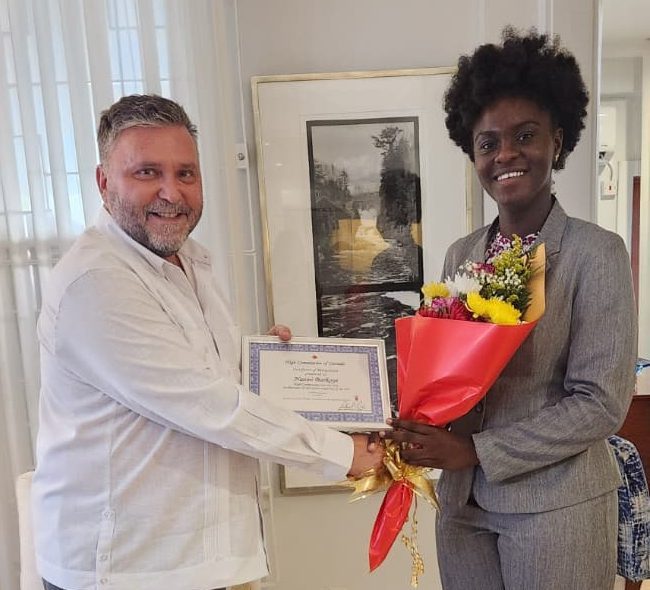 Law student Naomi Barkoye is Canadian High Commissioner for the Day