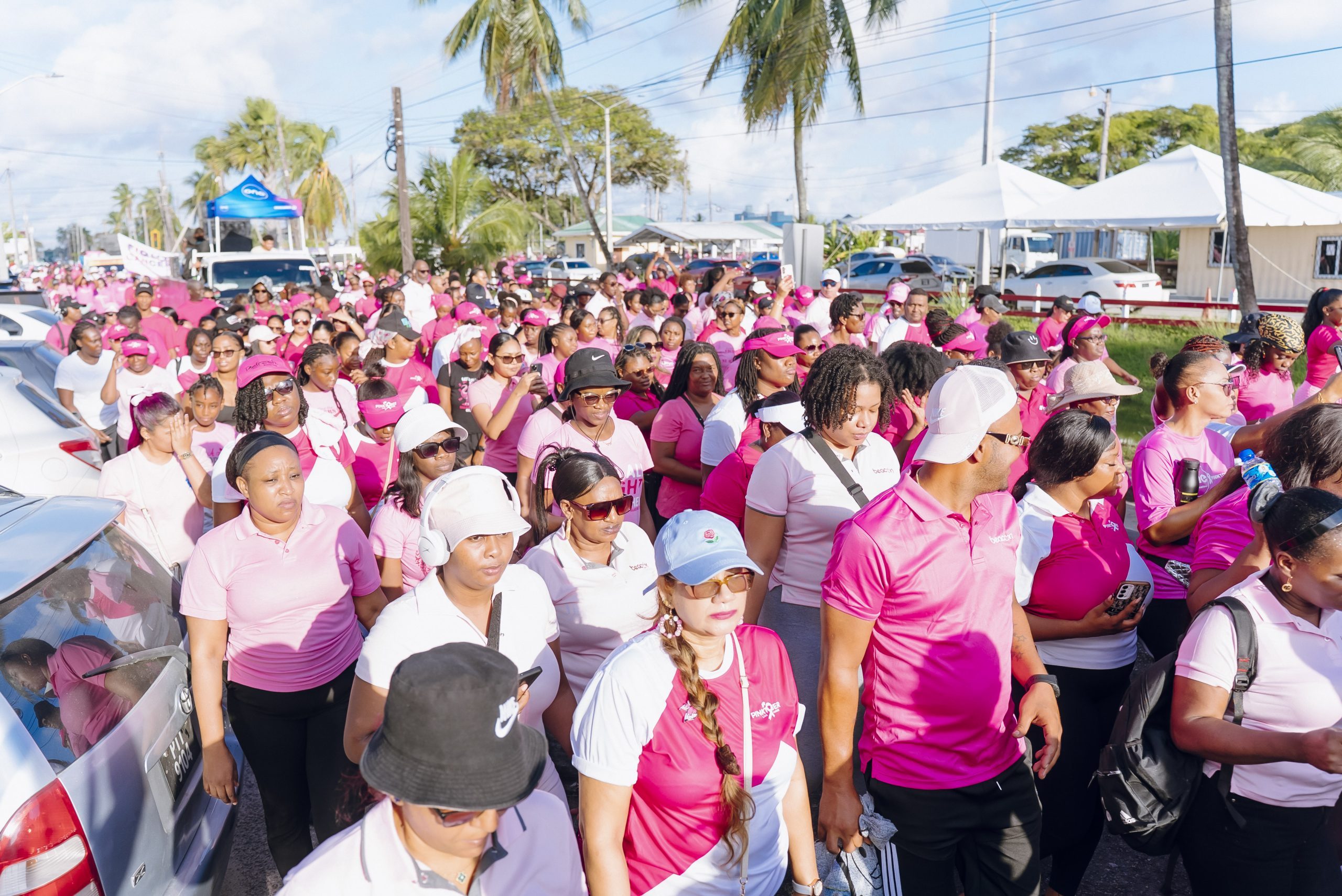 Hundreds Join Pinktober Walk