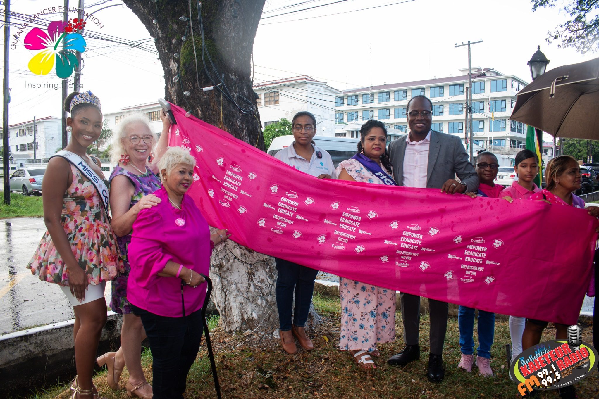 Cancer Warriors call for year-round support, more localized treatment at annual tree wrapping event