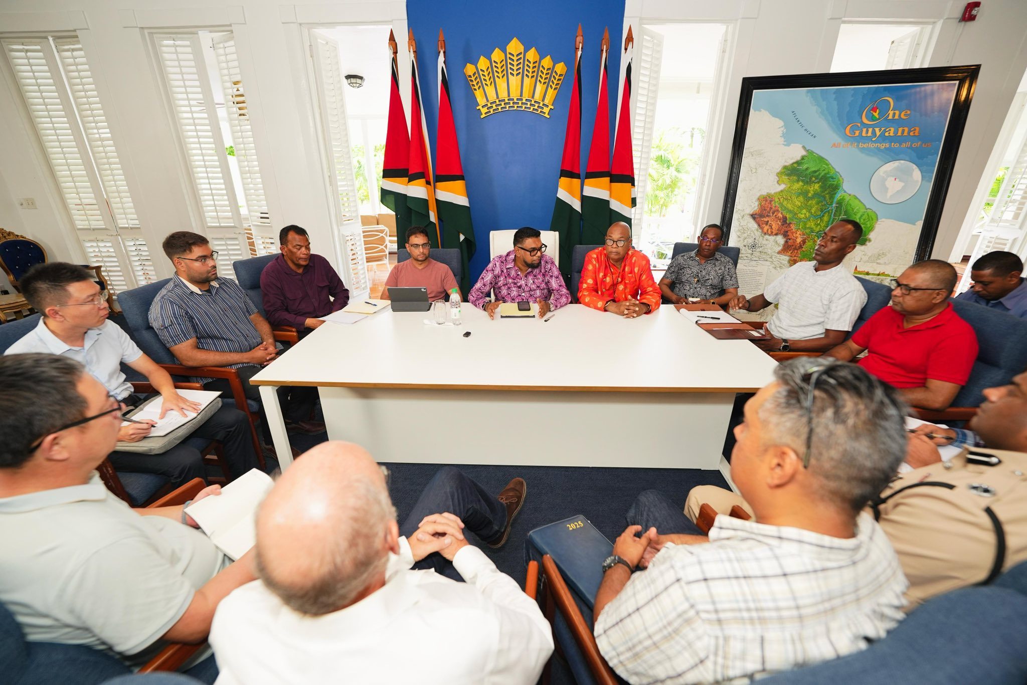 Pres. Ali blows top over East Bank road chaos