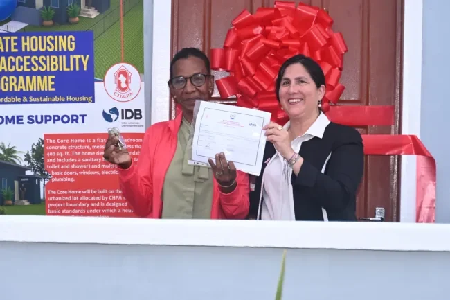 28 families receive new core homes