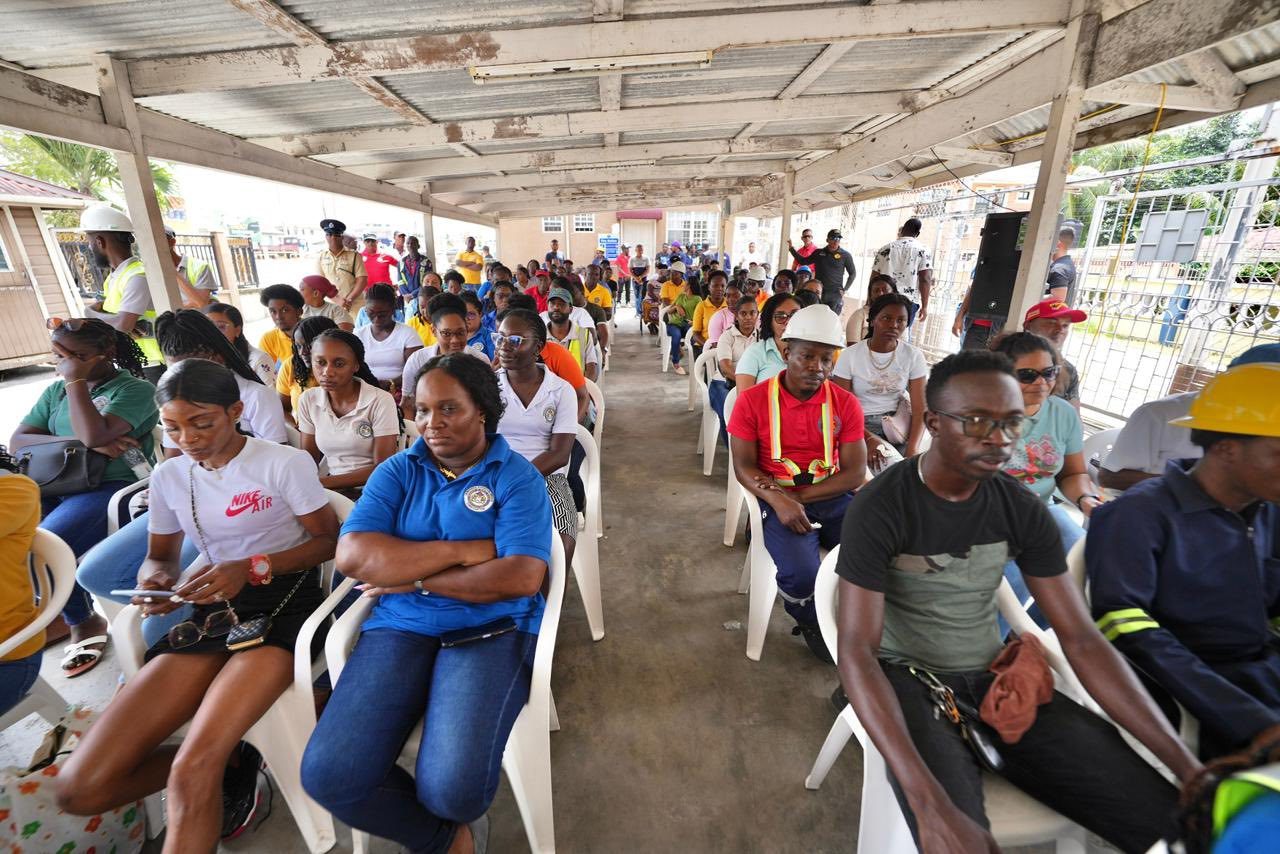 ‘Not to worry, your jobs are secure’ – President Ali tells Dem. Harbour Bridge staff