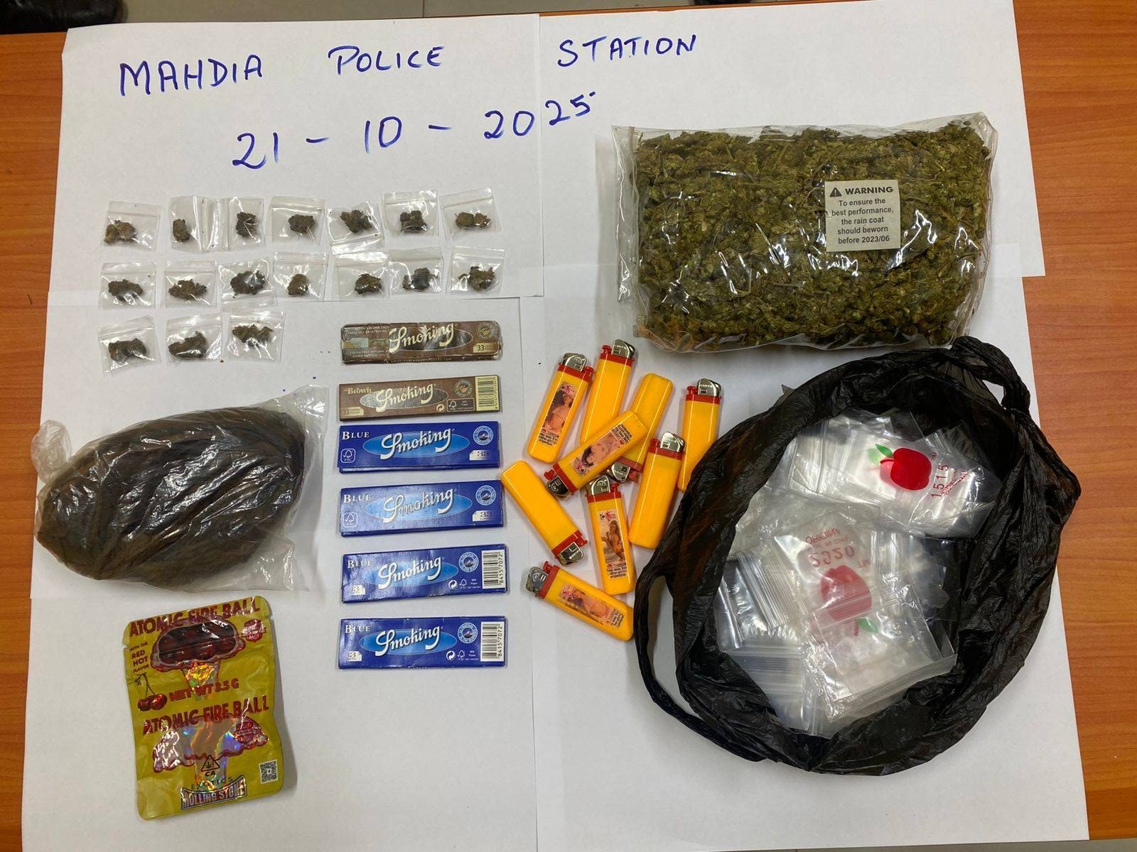 Miner arrested at Mango Landing for ganja possession