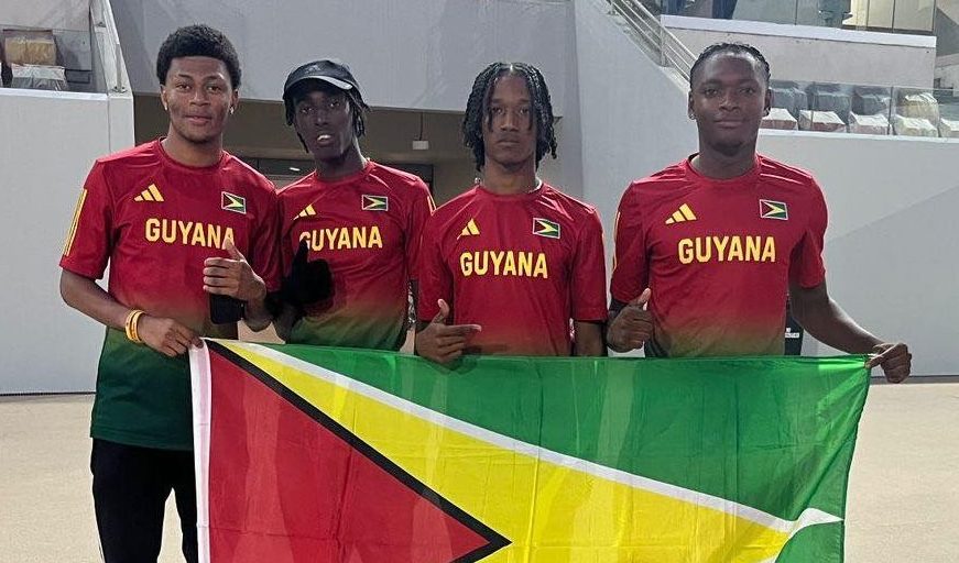 Men’s 4x400m Relay gold for Guyana at South American U20 Championships