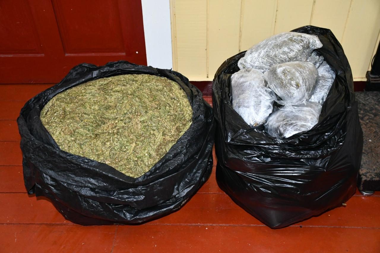 Angoy’s Avenue men arrested with 55.75 pounds of ganja