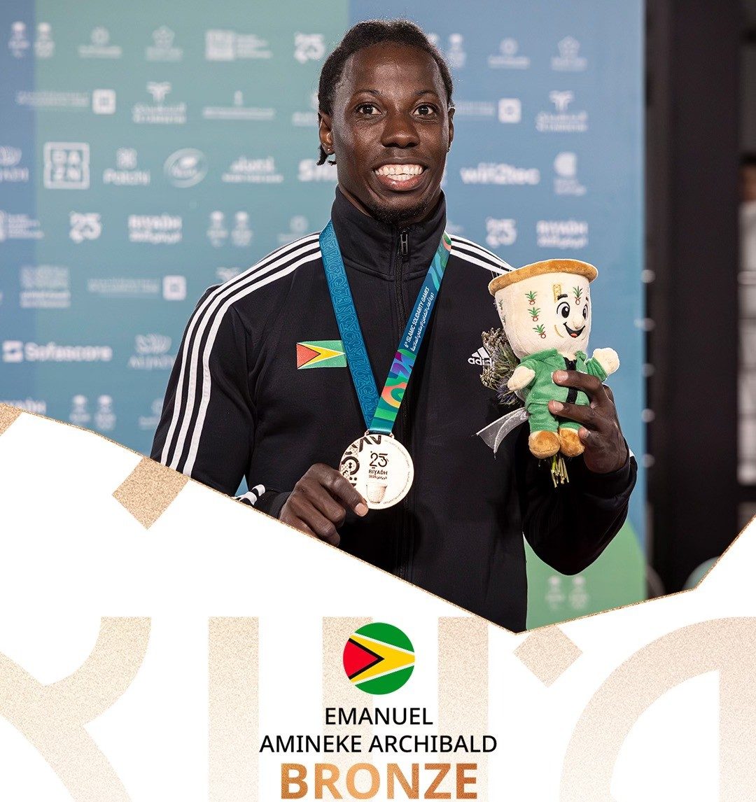 Archibald ends Islamic Games with Long Jump bronze 