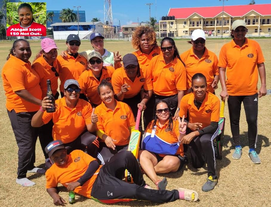 Abigail Scott slams 150 not out as 4R Lioness and Invaders through to One Guyana Inter-Region Ten10 Softball Cricket Cup Playoffs