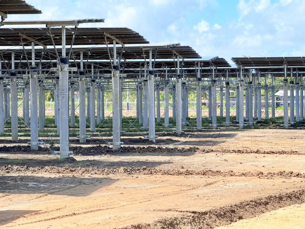 US$6M 3-megawatt solar farm commissioned at Hampshire, Corentyne