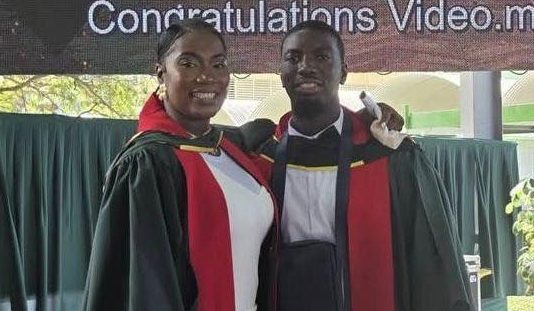 Mother and son lose everything to hurricane in BVI return home to share graduation stage at UG