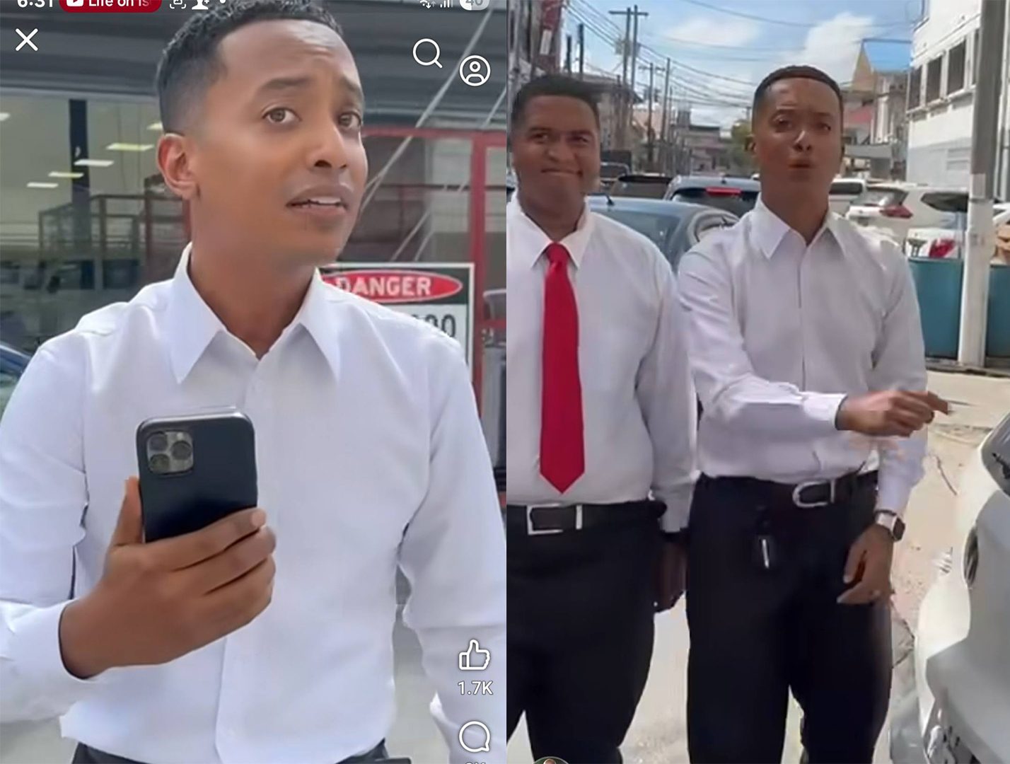 Outrage over pastor-driver parking clash