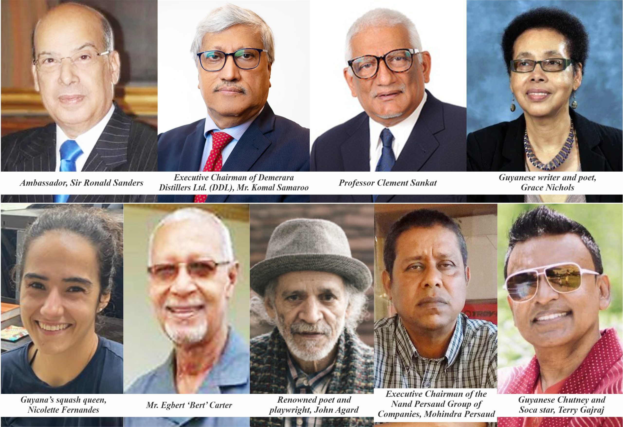 UG to award doctorates to Sanders, Samaroo, Fernandes and others