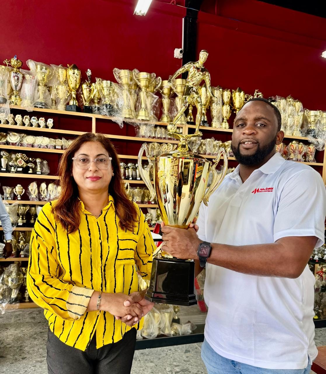 Trophy Stall onboard with ExxonMobil Futsal Championship