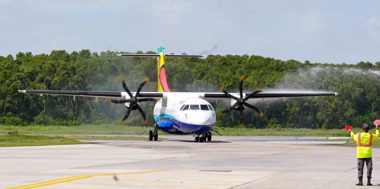 interCaribbean Airways launches inaugural flight at Ogle Airport