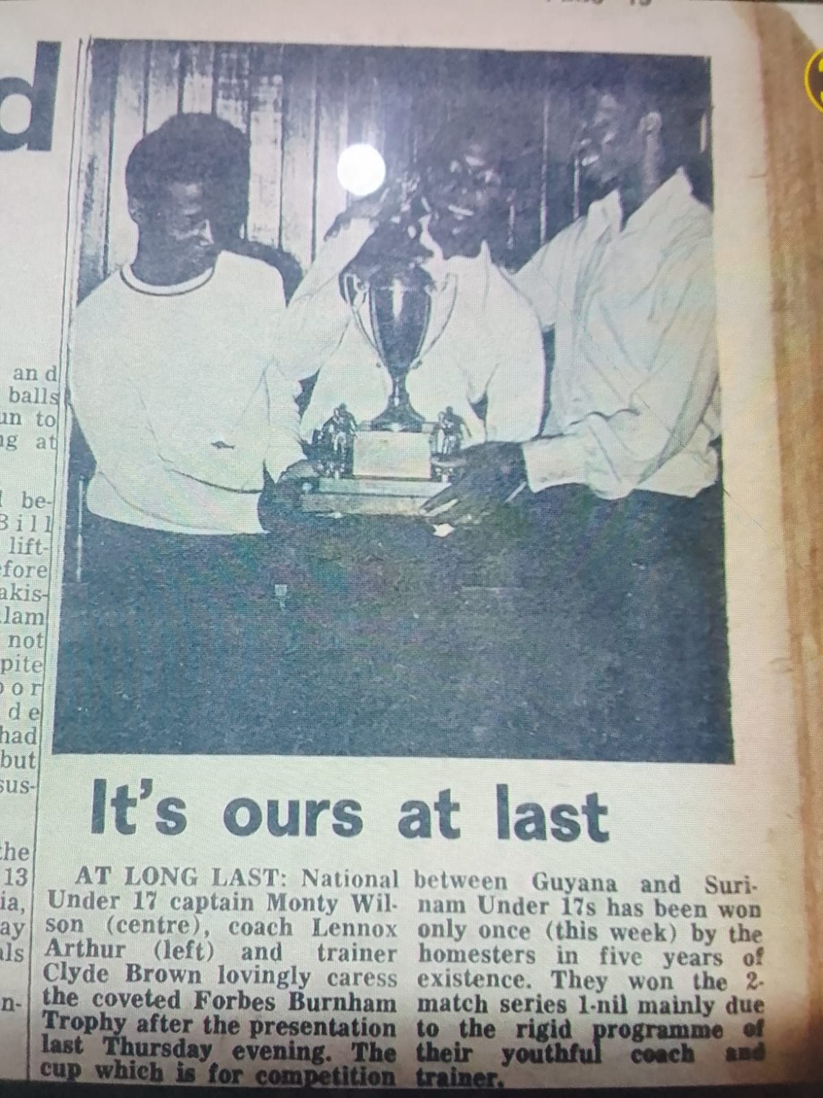 IGG football should return to its original status says Statistician Charwayne Walker