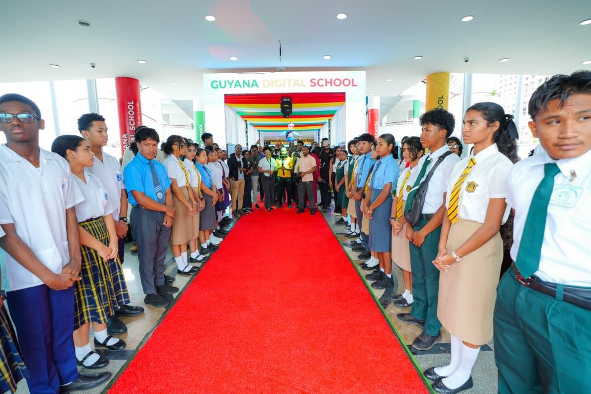 President Ali launches new Guyana Digital School