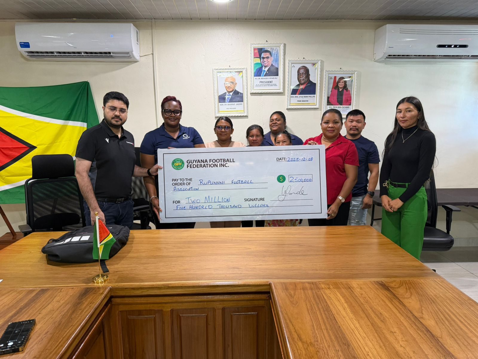 GFF contributes G$2.5 million to staging of Rupununi Football Association 2025/2026 Senior Women’s League