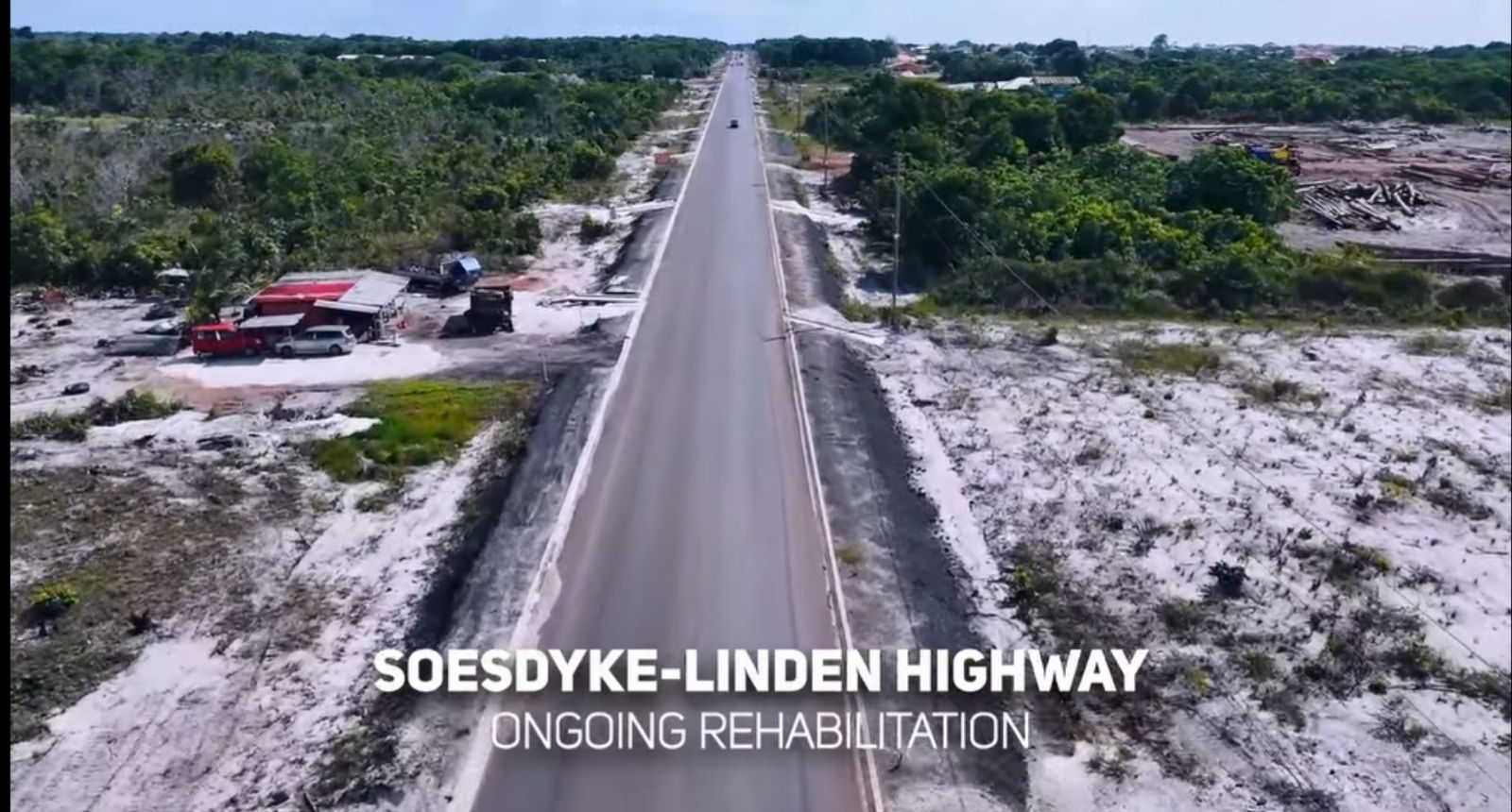 Milling & paving works on Soesdyke–Linden Highway 98% complete
