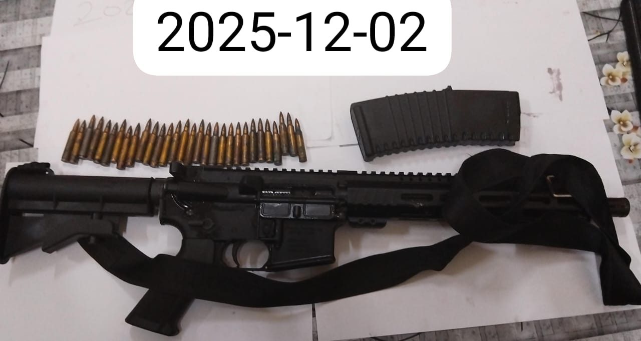 High-powered rifle found in hammock