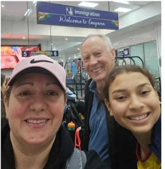 Guyana’s first male Caribbean Table Tennis Champ Errol Caetano visits his homeland