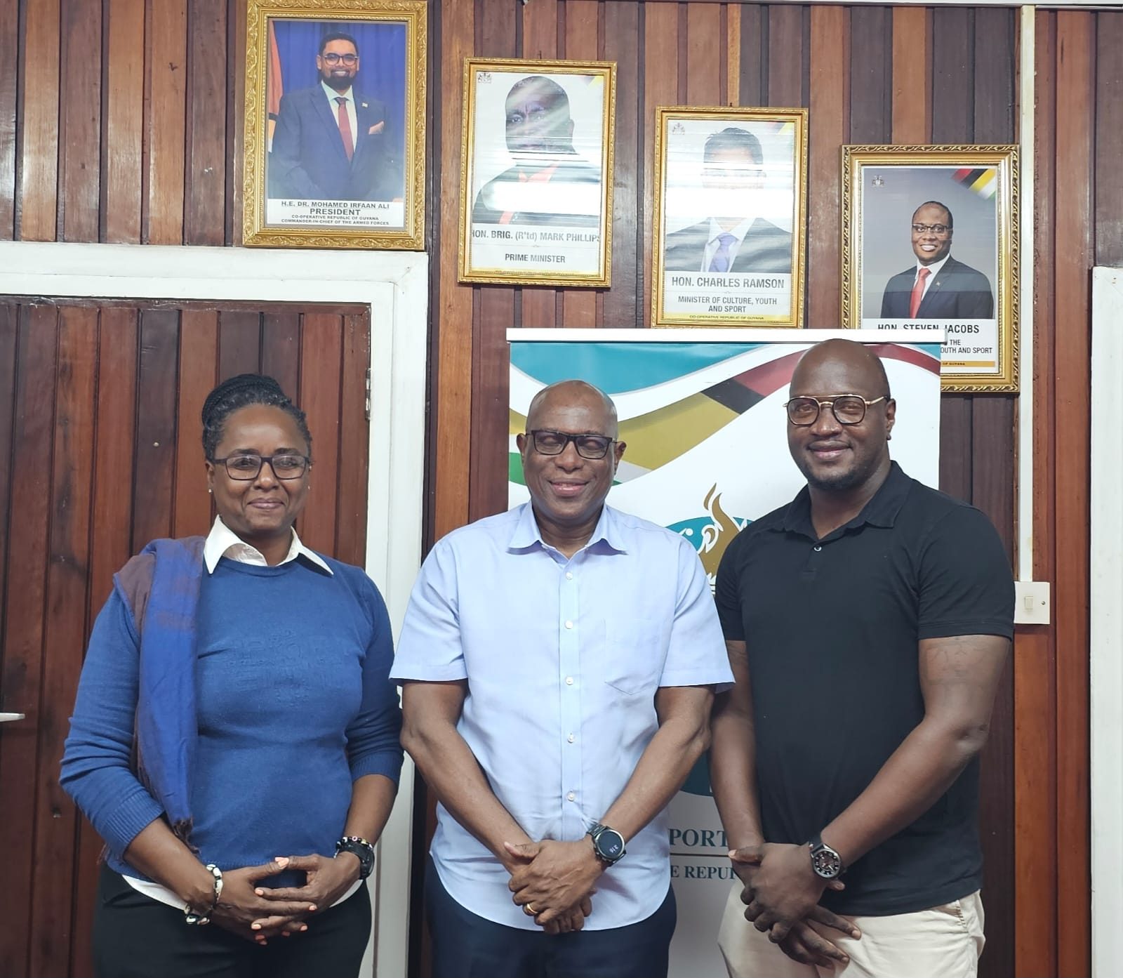 Basketball Federation meets with DoS Ninvalle and his Deputy as the NSC charts way forward with sports associations