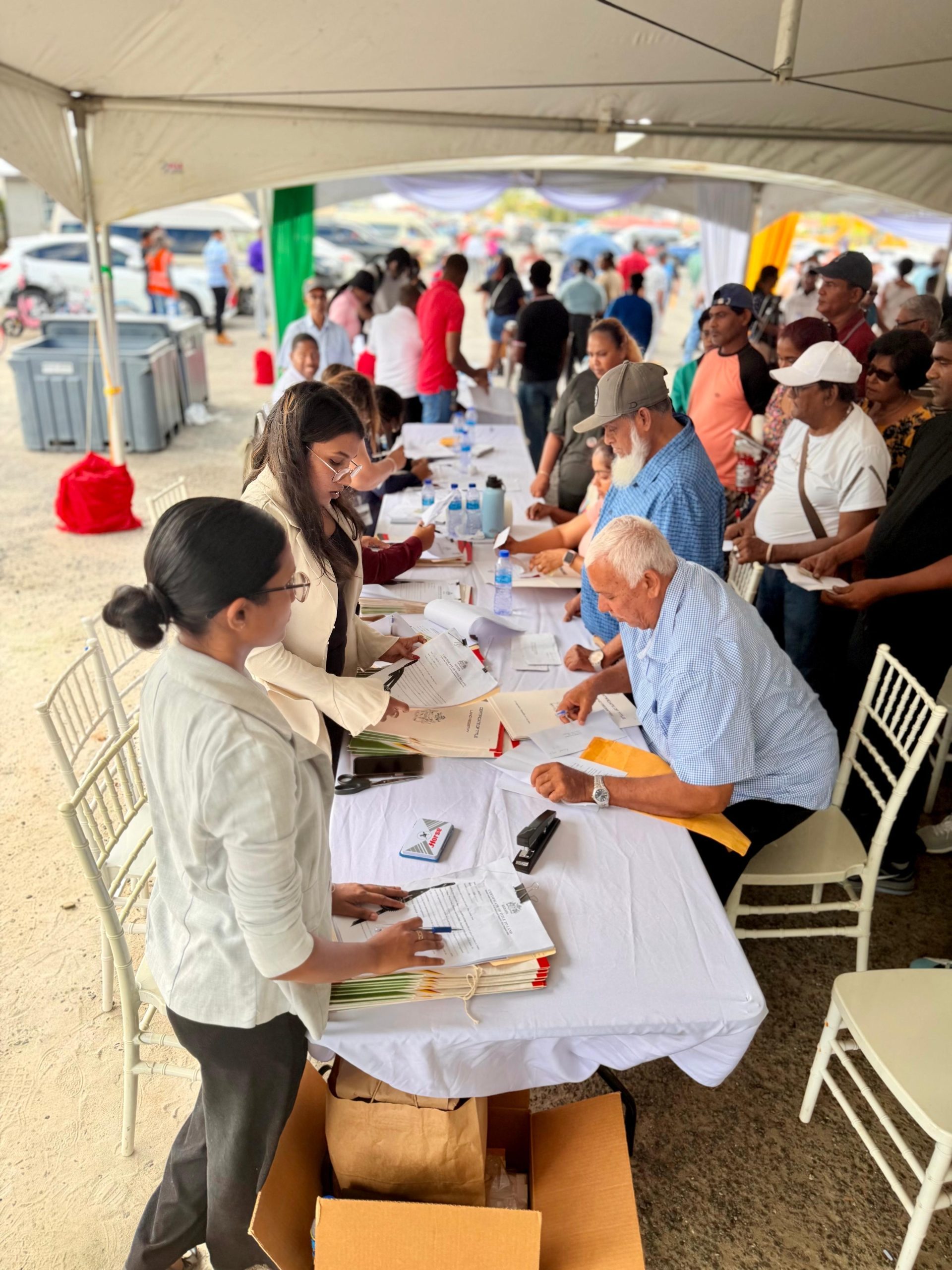 120 land titles issued at Cotton Tree Village