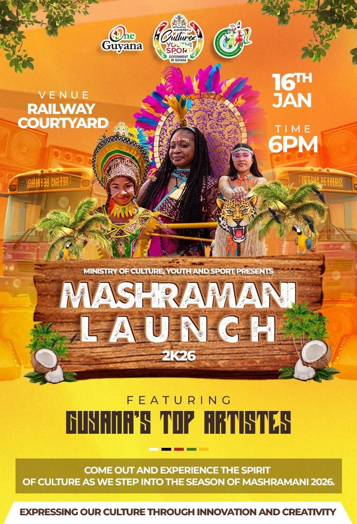 Mashramani 2026 kicks off with spectacular launch at railway courtyard