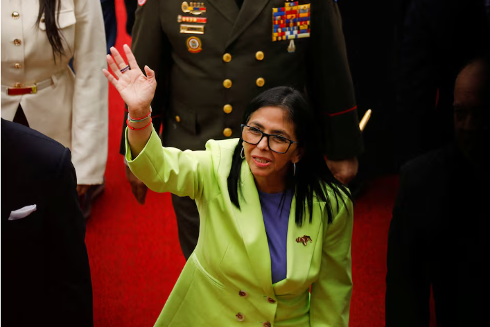 Venezuela’s new leader, facing internal division, moves to tighten her grip on power