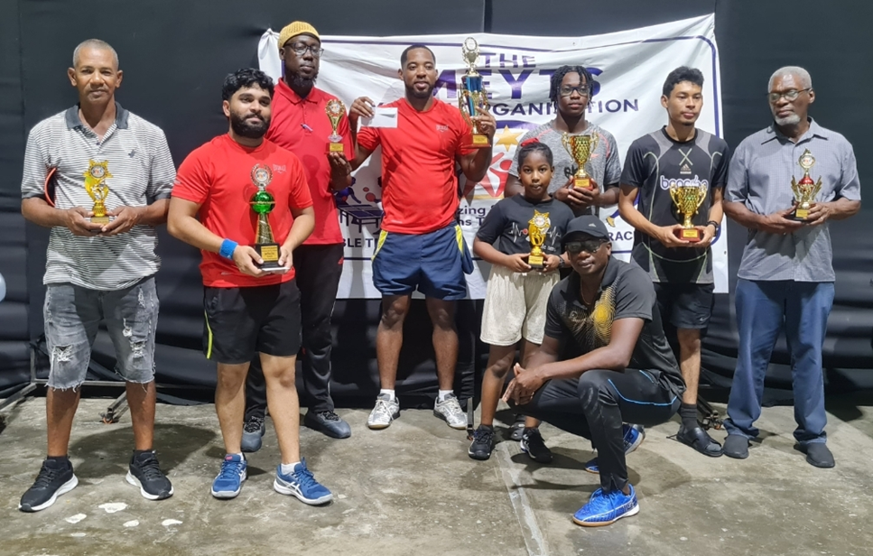 Shemar Britton claims title in MEYTS Youth Organisation Handicap Open Singles Table Tennis Tournament