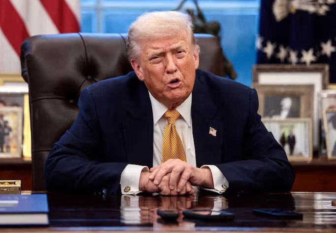 Trump ramps up pressure on allies as he marks first year back