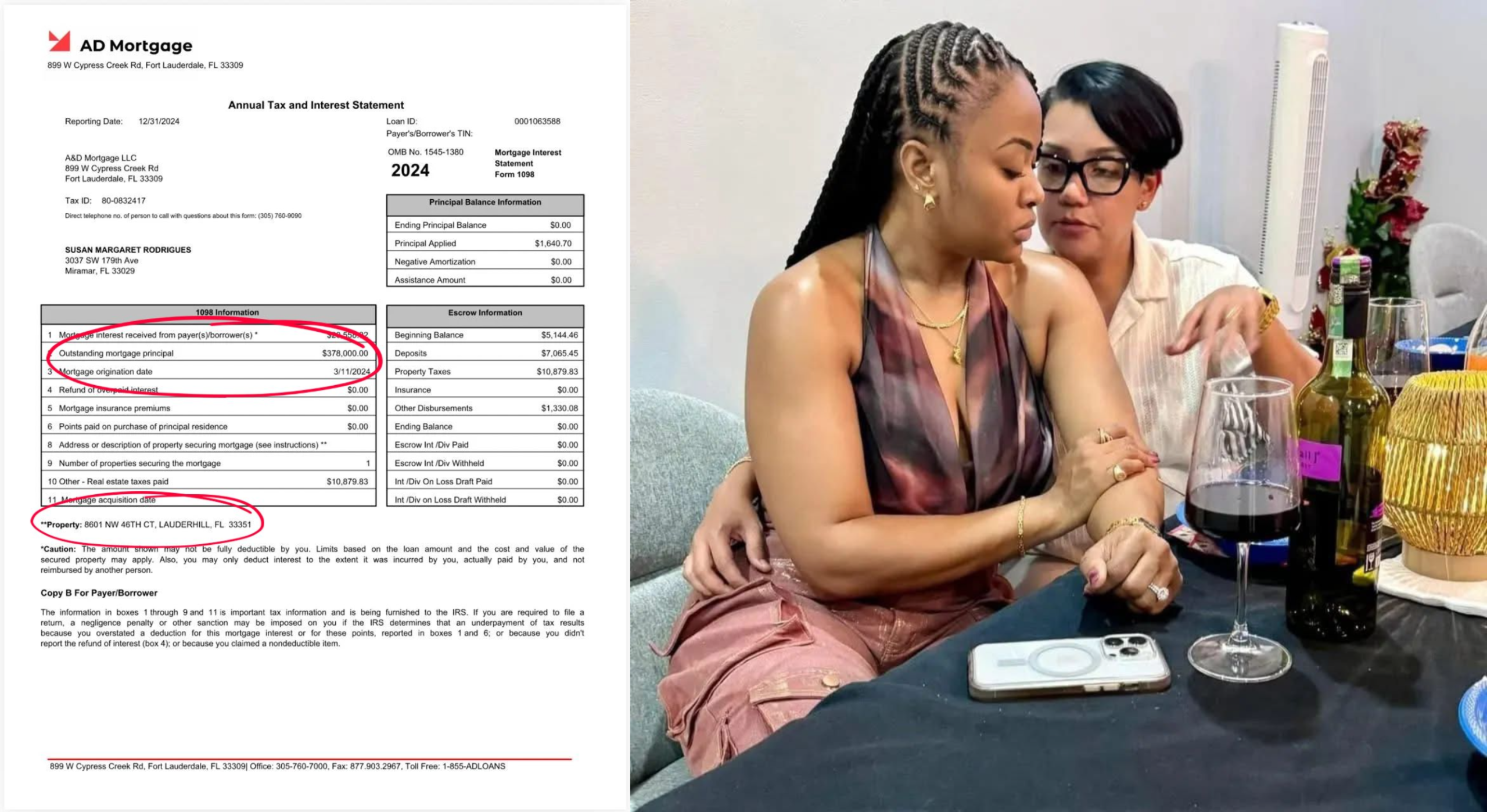 Rodrigues admits owning U.S. property, company