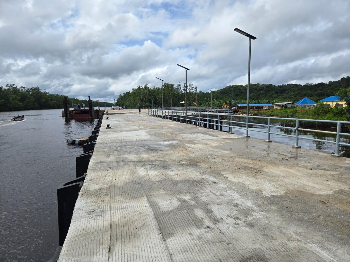 Construction of Mabaruma and Morawhanna Stellings completed – Public Works Ministry