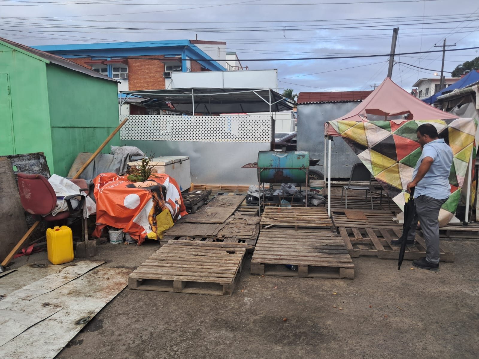 Vendors removed from GPHC entrance