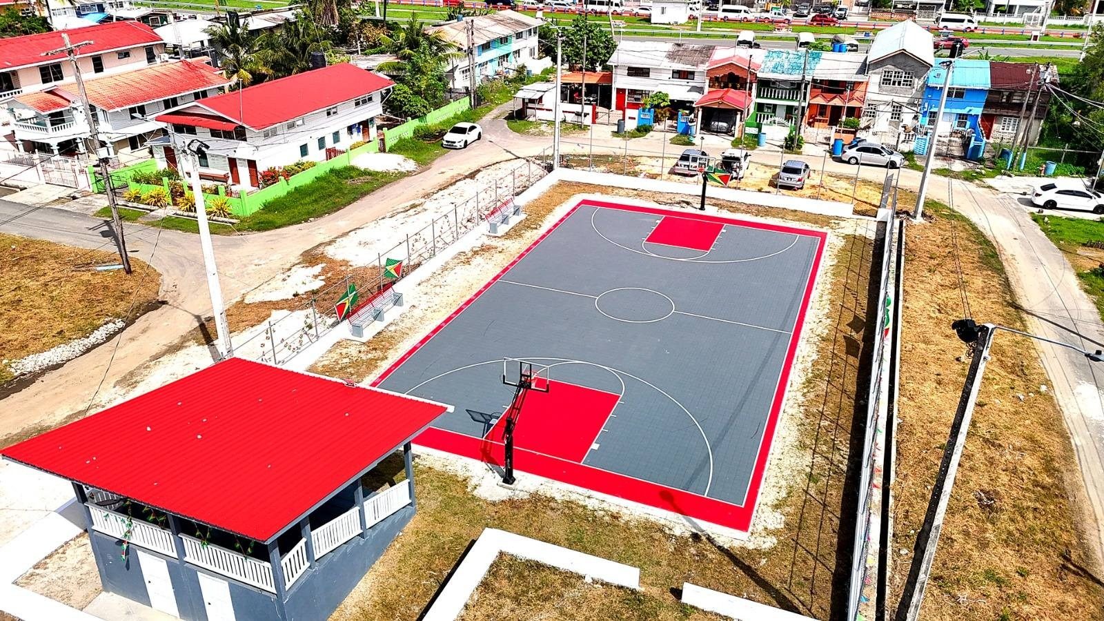Campbellville court commissioned as Guyana’s first all-weather basketball facility