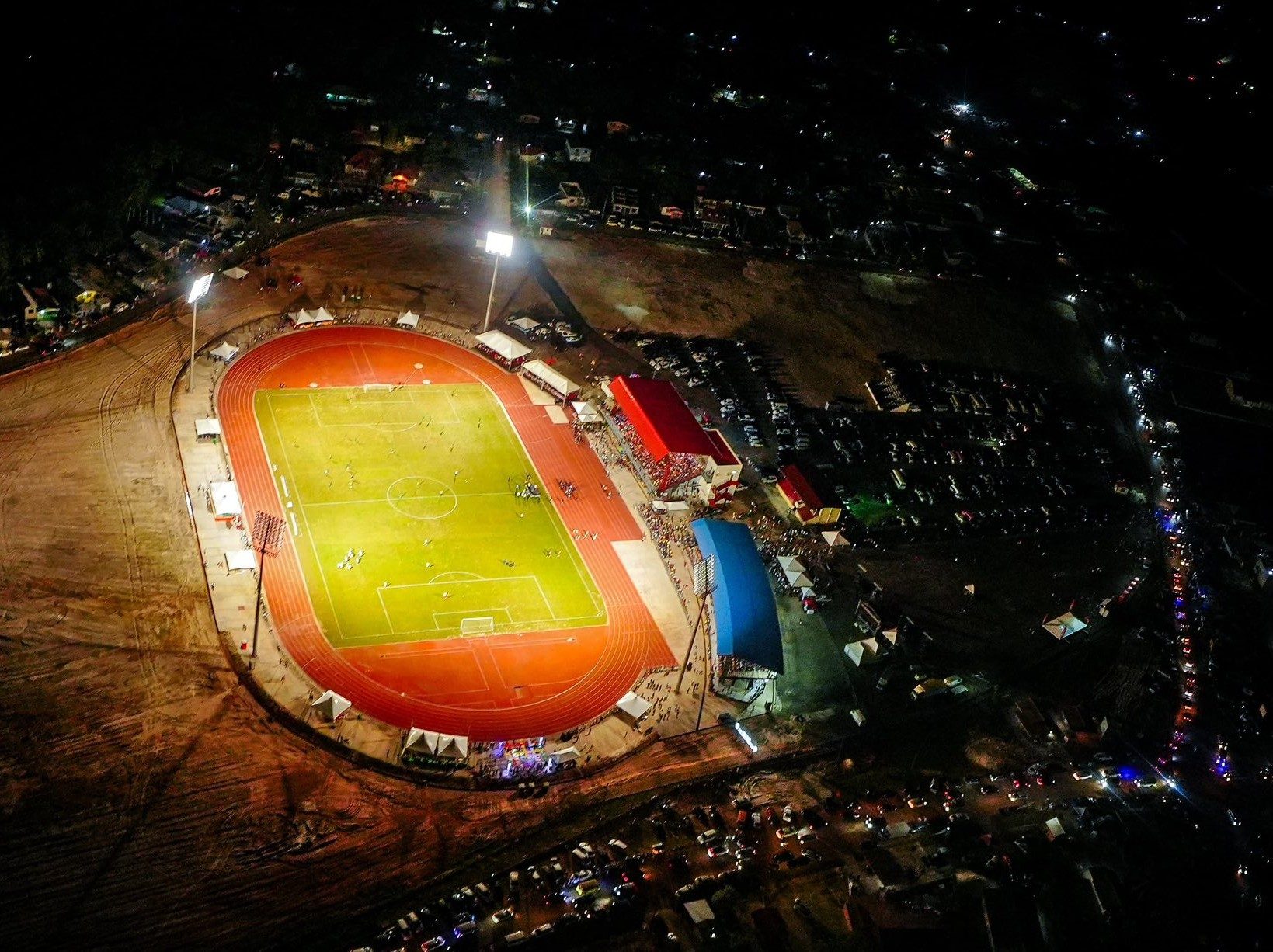 President Ali hails Bayroc Stadium as symbol of Guyana’s sporting future