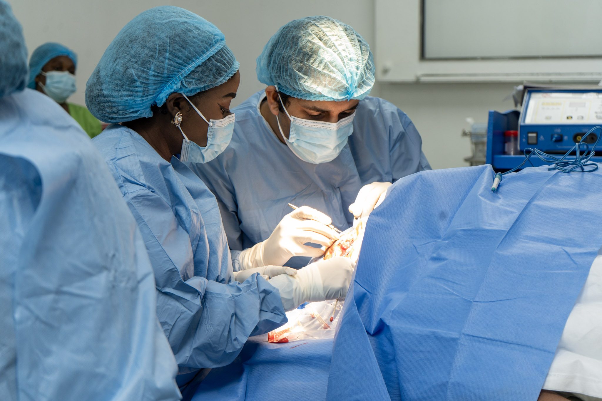 First Scleral Buckle Surgeries performed at GPHC